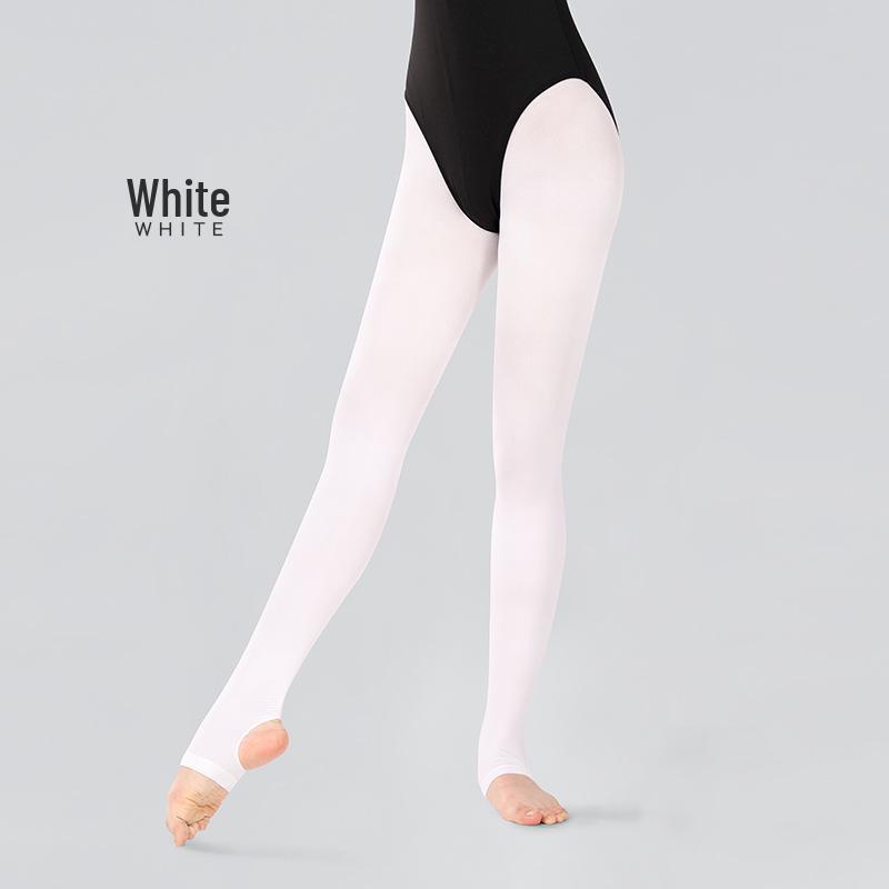 Children's Ballet Practice Footed Tights - 60D Thin Style Dance Socks for Girls