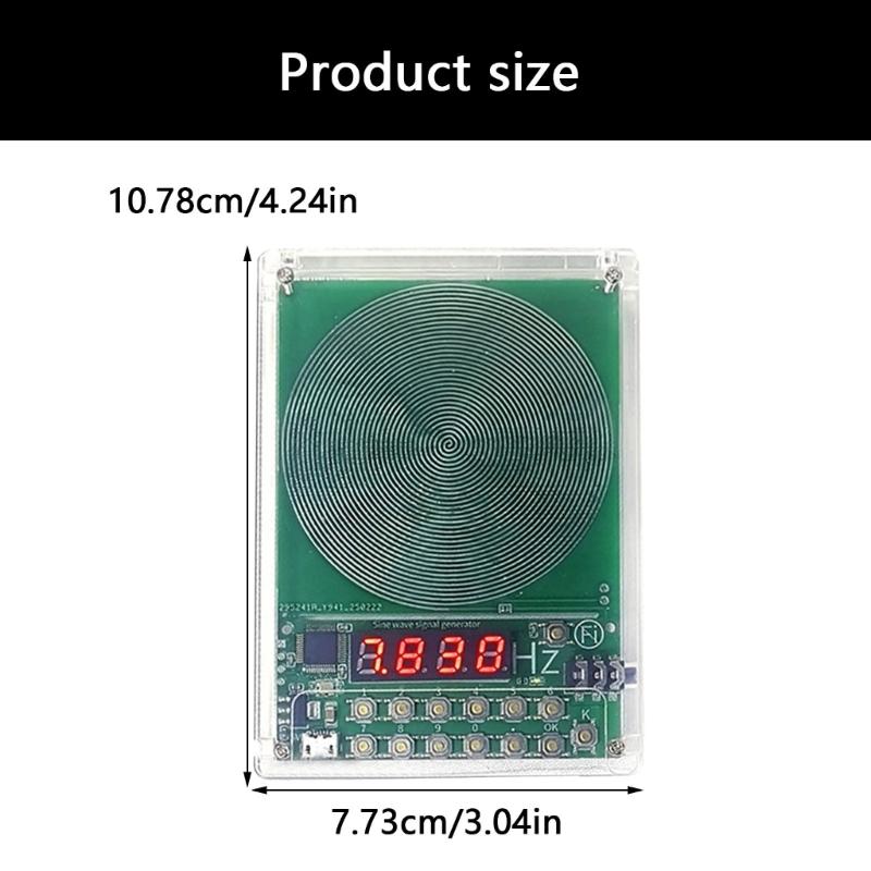 Schumann Waves Generator Resonances Generator 7.83Hz High Stability Frequency Adjustable from 0.1HZ~99999HZ Ranges