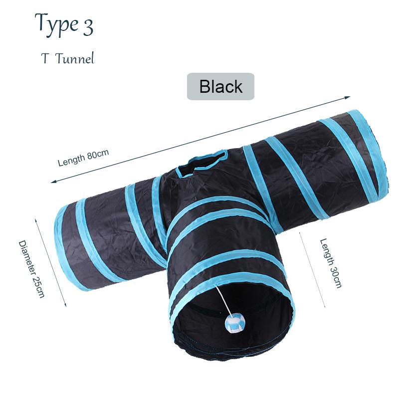 Funny Cat Crawling Tunnel for Cats Gotas Foldable Pet Toys Sphynx Kedi Katten Speelgoed mascotas Accessories I S T X Shape Tube