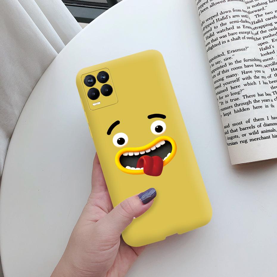 For Oppo Realme 8 Pro Case Cute Painted TPU Silicone Shockproof Soft Back Phone Cover for Realme 8 Pro Global Version 6.4" Case