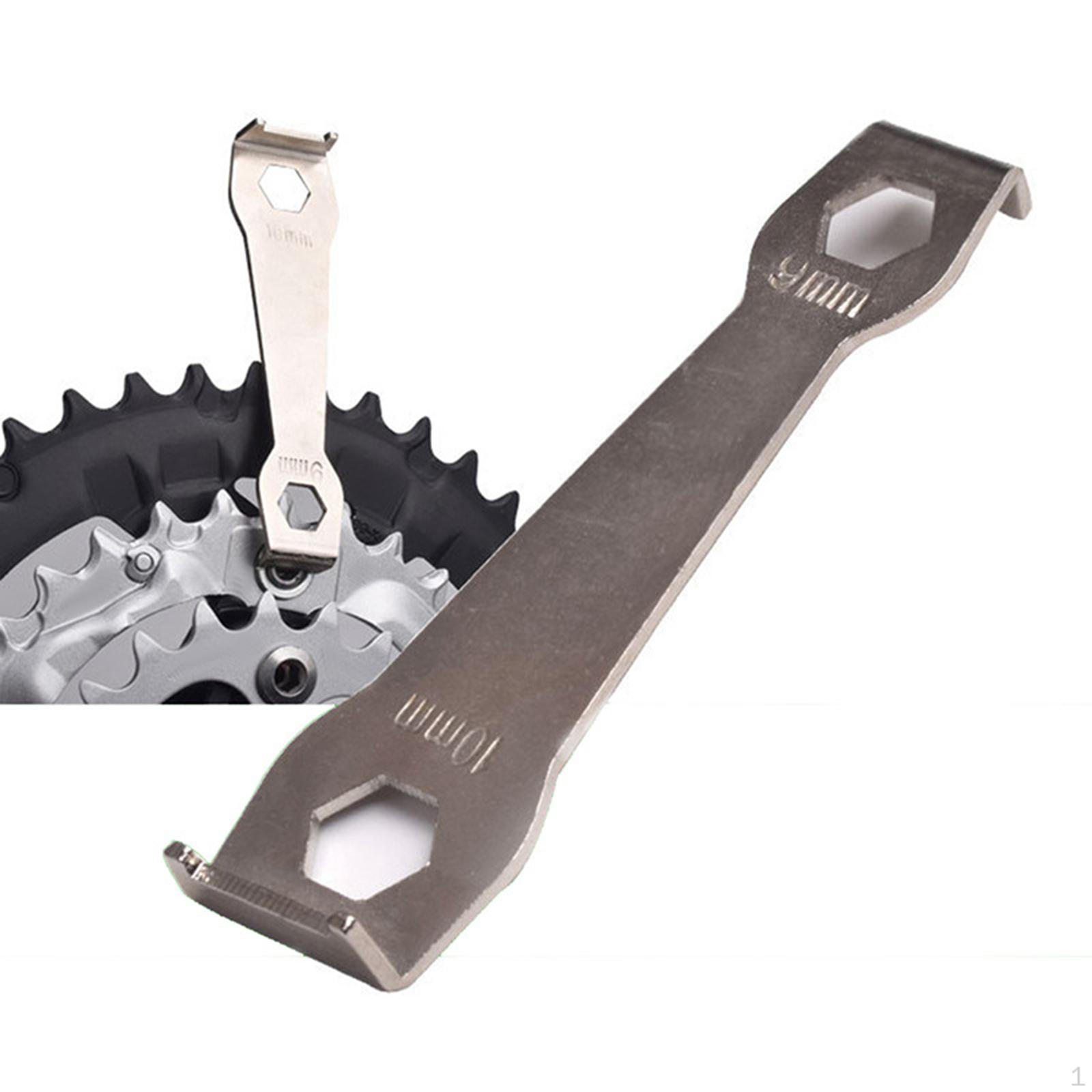 

Chainring Nut Wrench, Double-Ended Design, Heavy-Duty Alloy Steel, Professional Accessory,