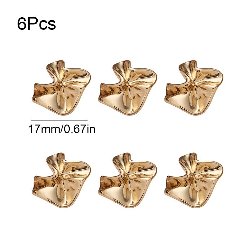 6PCS Decorative Button Irregular Button 17/24MM Fashionable and Simple Clothing Accessories