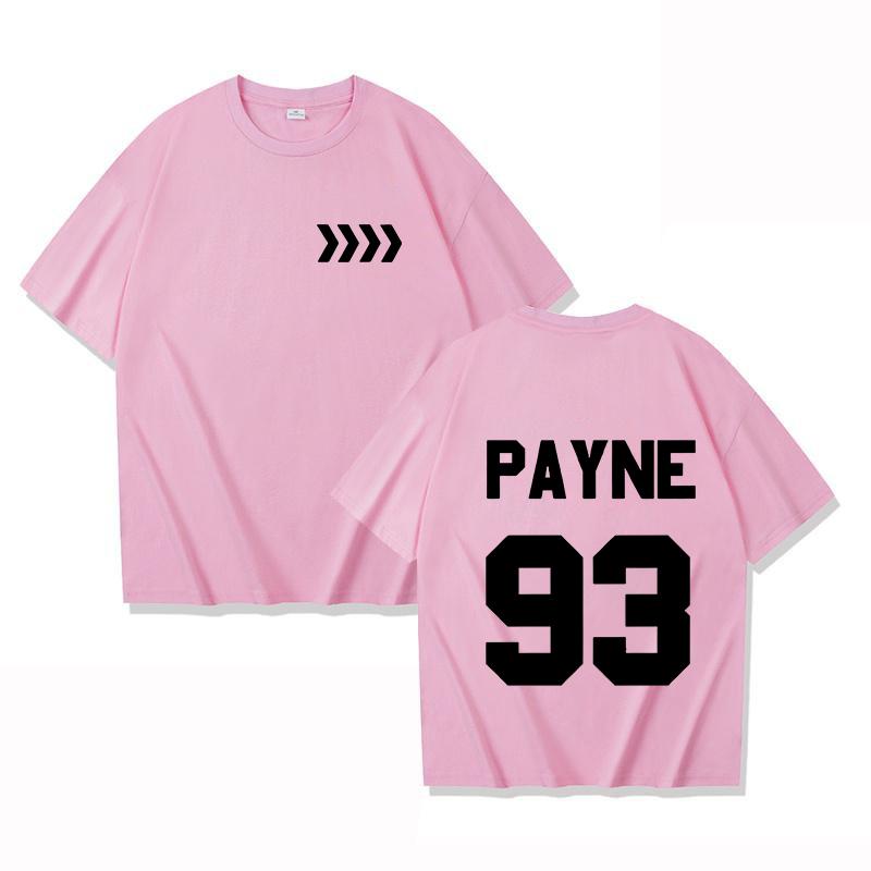 New Fashion Liam Payne Tribute Rap Payne 93 Print T Shirts Short Sleeve Men Women Summer Cool Hip Hop Casual Outdoor T Shirts