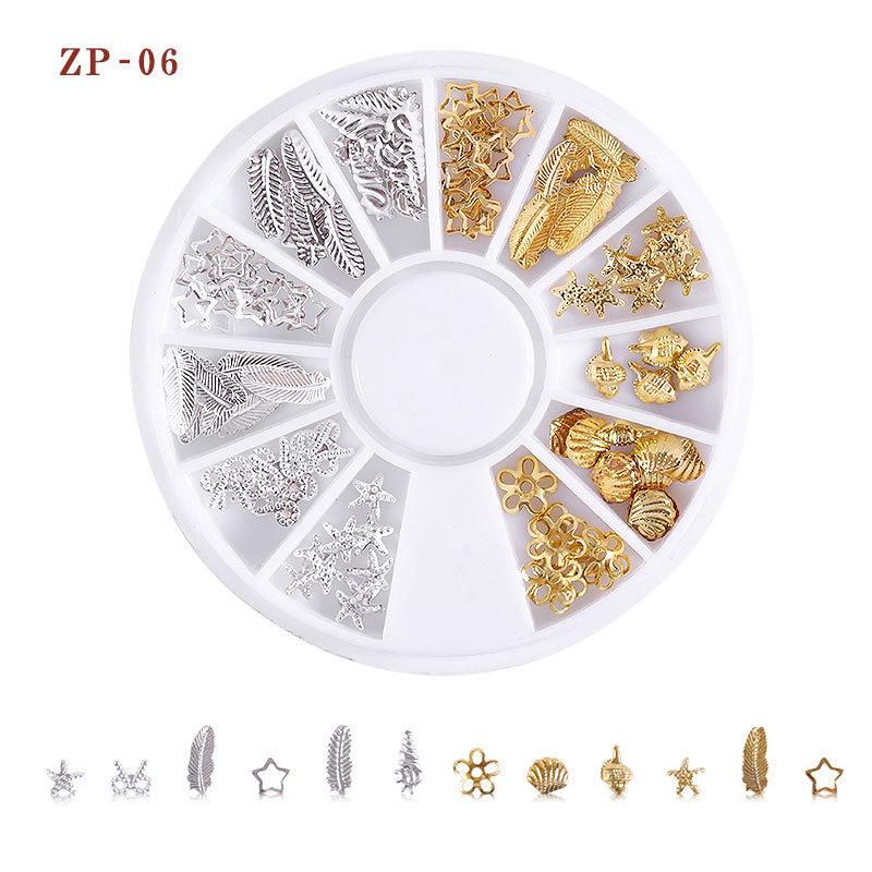 Boxed Half Round Flatback Nail Rhinestones Multi Size Gold Silver Pearls Caviar Nail Art Decorations Gold Beads Ocean Accessorie