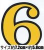 (Shashan) XIAXIN Waterproof PVC Number Sticker Weatherproof Waterproof Numbers Bib