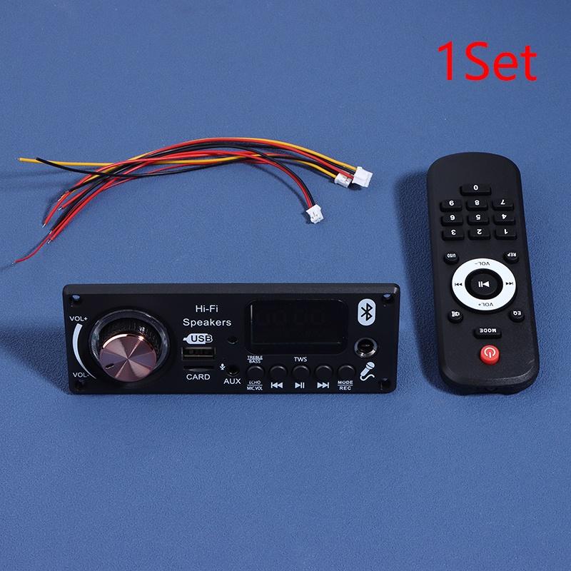 DC 12V MP3 BT Dekodierplatine Auto-Audio MP3-Dekoder BT 5.3 Ohne Verstärker USB TF UKW-Radio Modul Farbdisplay MP3-Player