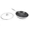 Frying Pan 316 Stainless Steel Compound Pot Bottom Anti Stick Double Sided Honeycomb Universal