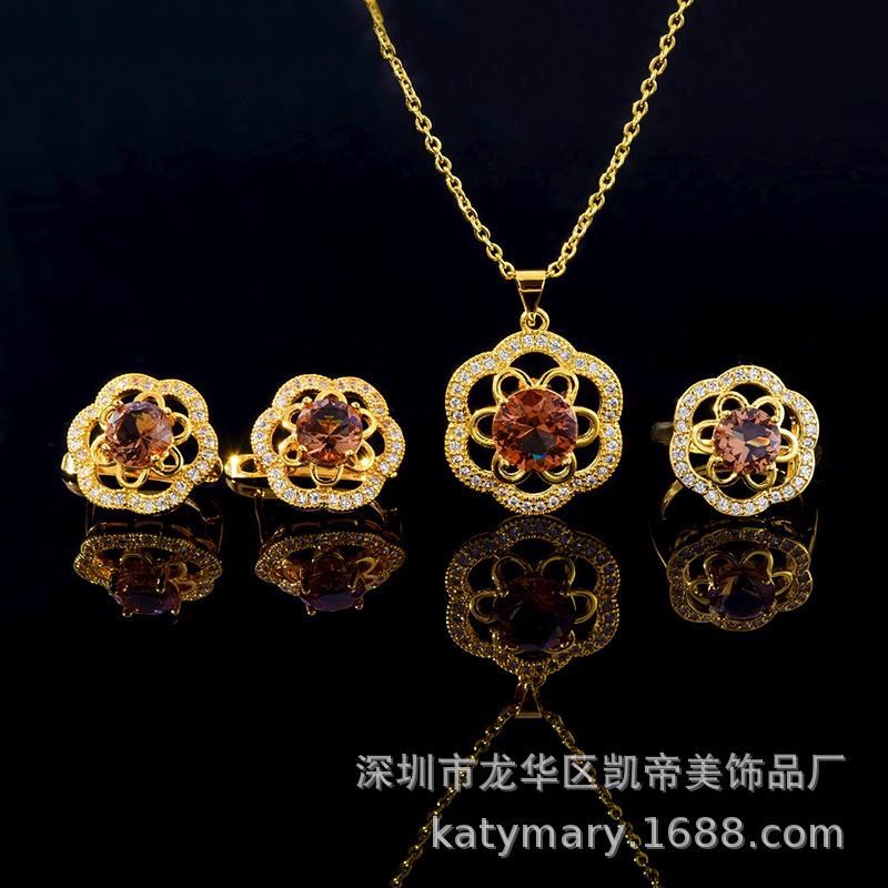 

Комплект украшений из различных изменяющих цвет камней Гуанпу, ожерелье из бемита, серьги, комплект из трех колец, комплект украшений из султанского камня. open ring set