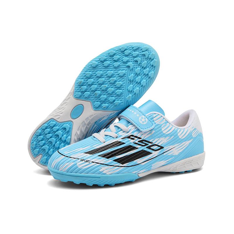 New Children's Football Shoes Boys and Girls Teenagers Velcro Broken Nails Primary and Secondary School Students Competition Training Shoes