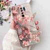 For Xiaomi Redmi 9 9A Case M2004J19AG Luxury Pearl Flowers Soft Silicone TPU Cover For Redmi 9A M2006C3LG Phone Protective Case