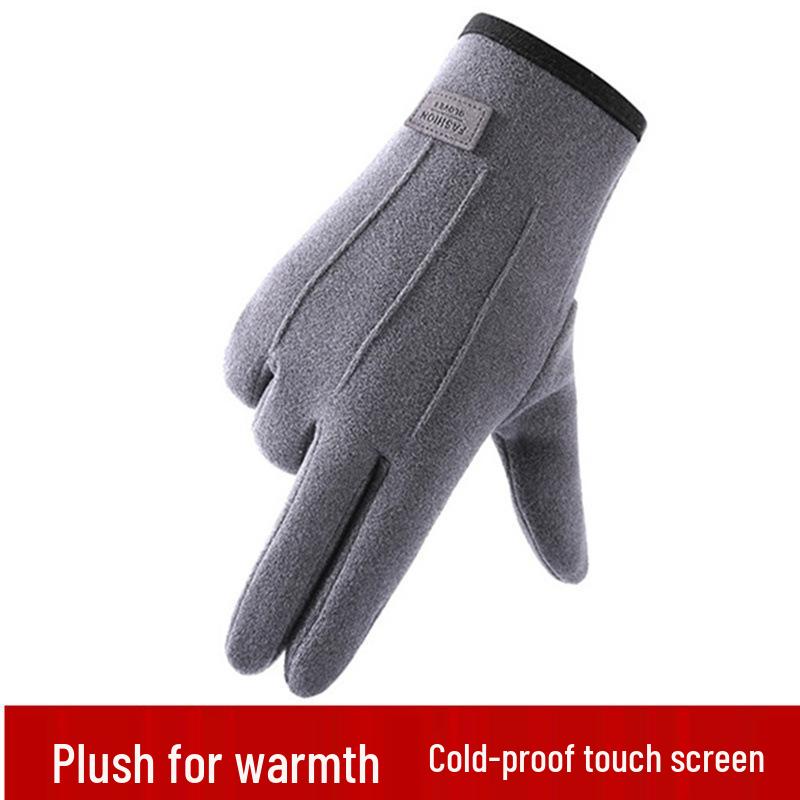 Women's Winter Windproof Touchscreen Non-slip Gloves for Outdoor Riding