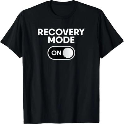 Recovery Mode Get Well Soon Gift Injury Post Surgery Leg Arm T-Shirt