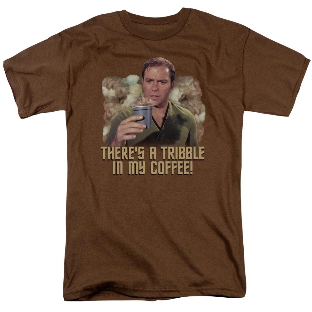 Star Trek There s A Tribble In My Coffee! Kirk CBS Licensed Children s T-shirt 100