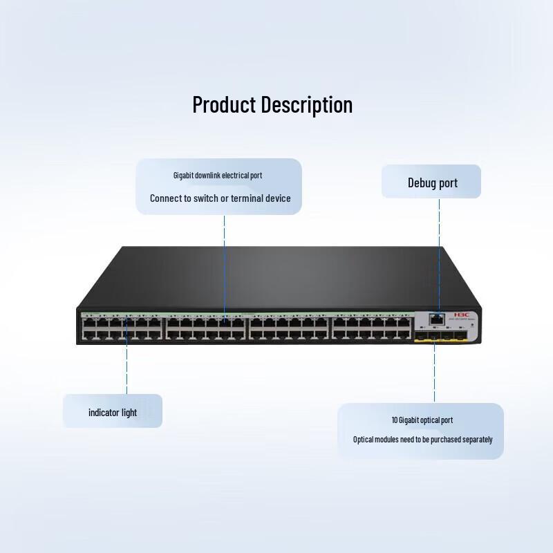 H3C S5120V3-52S-LI Managed Enterprise Network Switch