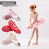 Kinder-Erwachsene-Leinwand-Ballett-Tanzschuhe, Spitzentanz-Gymnastikschuhe
