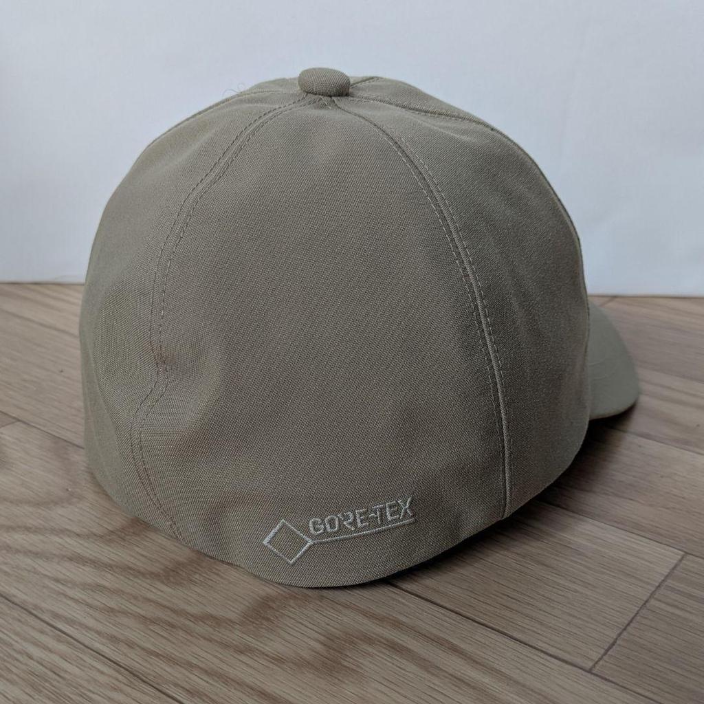 Used The North Face Gore-Tex Cap Beige Khaki S Nylon Water Repellent