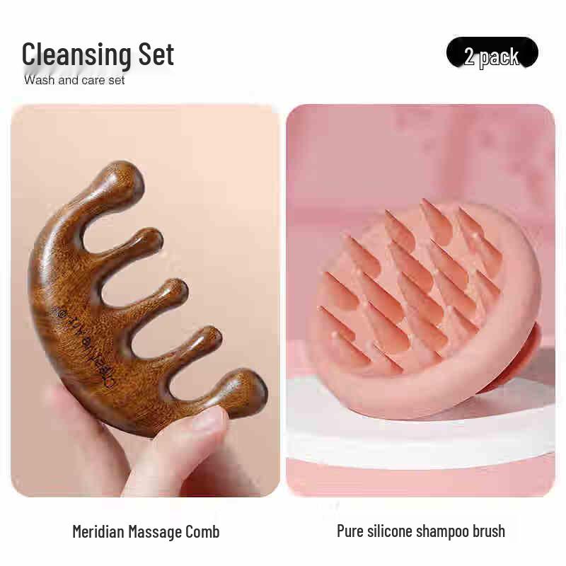 Silicone Scalp Massager & Shampoo Brush
