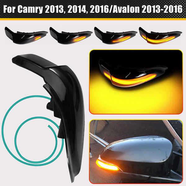 Pair of LED Sequential Turn Signal Lights for Toyota Avalon, Camry, Corolla, RAV4 Mirrors