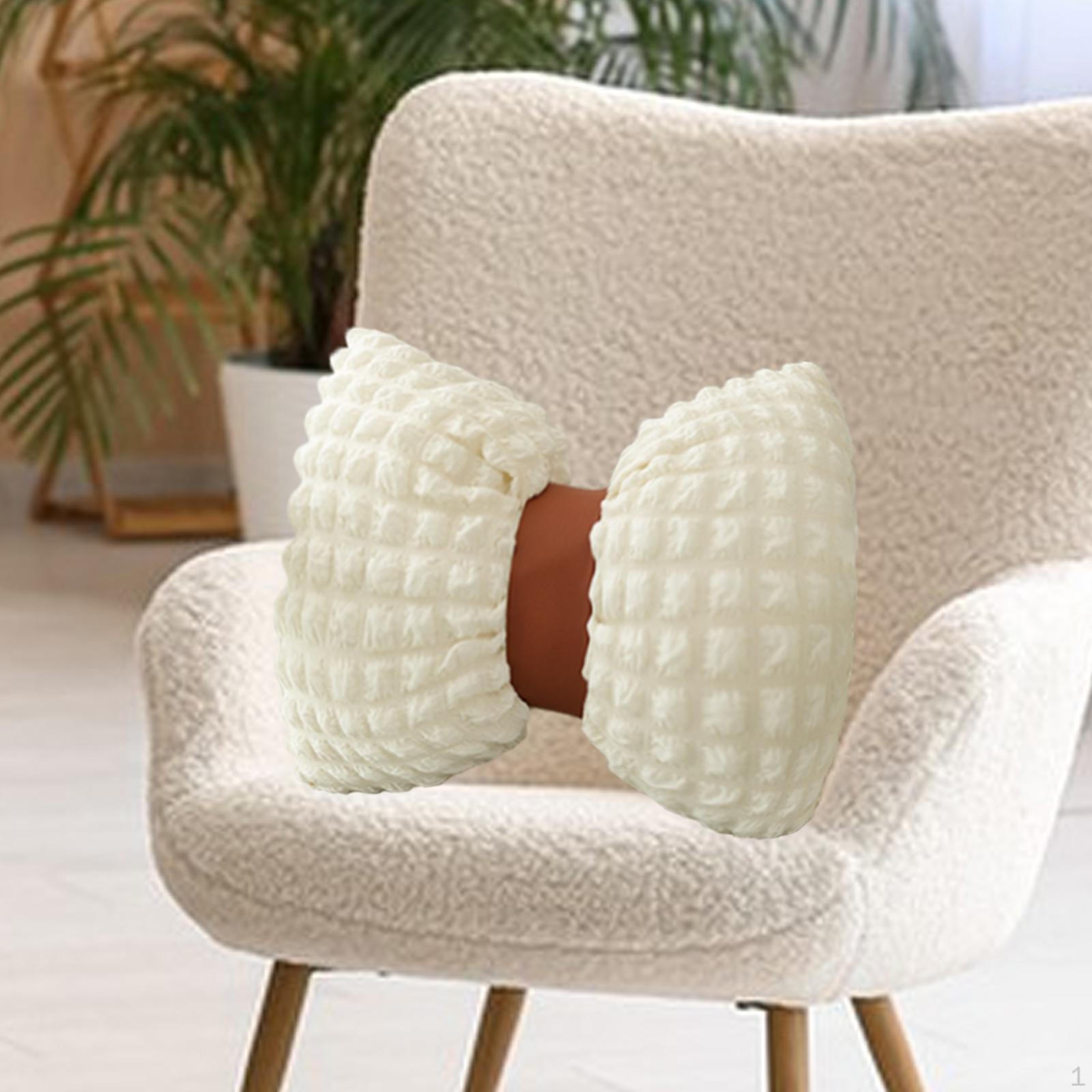 

Bow Cushion for Living Room And Office Seating Decorative Throw Pillow коричневий