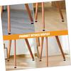 Adjustable Furniture Feet 5 Pack Rubber Levelers for Chairs Tables Screw in Chair Levelers for Home Office