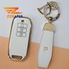 7 Button Tpu Gold Edge Key Shell Keychain Key Ring For Kia Sorento Mq4    Ev6 K8 V6 Car Remote Key Case Cover Shell
