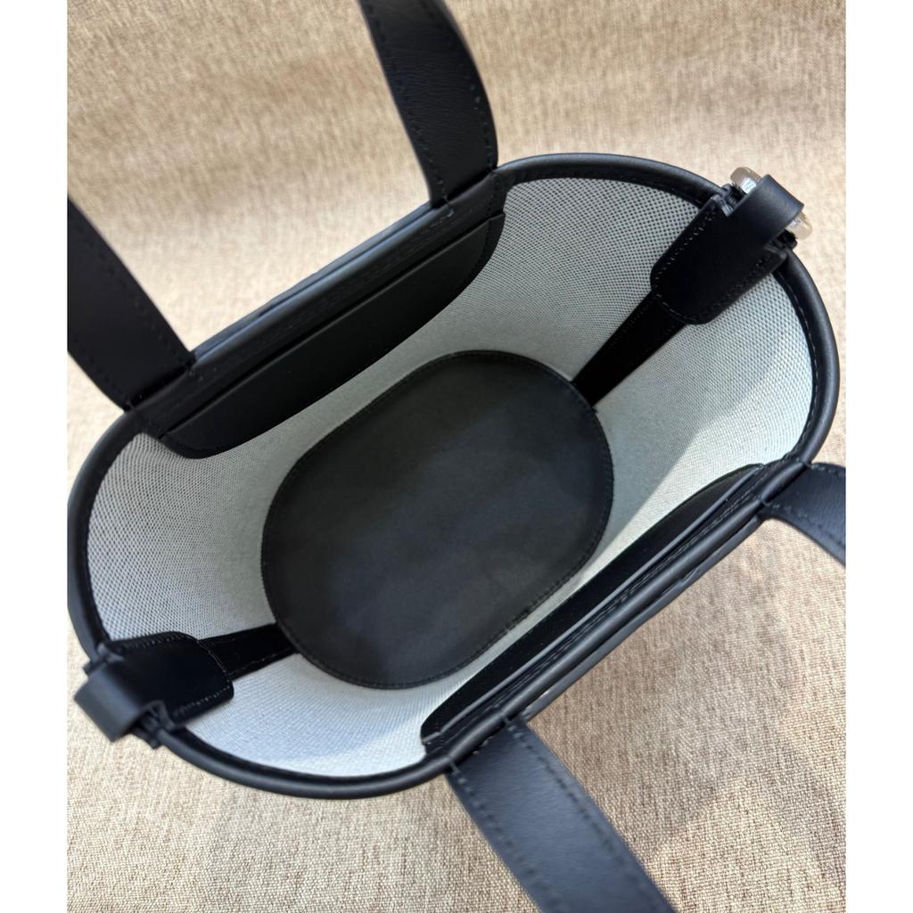 2026 Neue Mode Leinwand mit Swift Erstes Rindsleder Schweinenase Eimer Tasche Langlebiger Gemüsekorb Handtasche