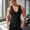 Compression Design Men Shapewear Compressed Zipper Underwear Slimming Body Shaper  For Men