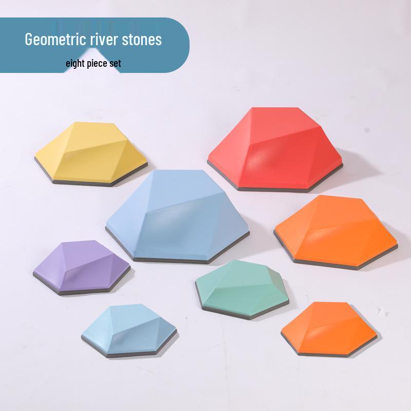 

Детские геометрические балансировочные камни для сенсорной тренировки и раннего развития