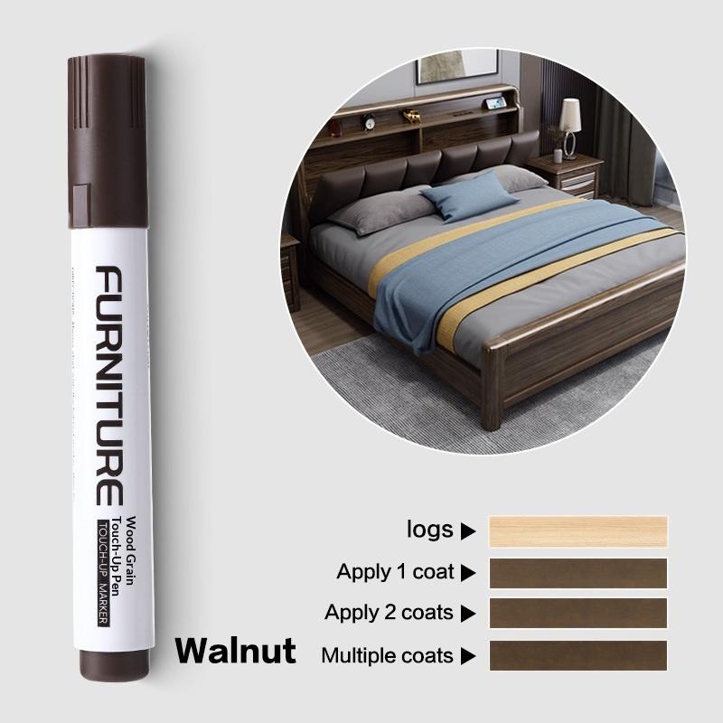 Wood Composite Grain Paint Furniture Touch-Up Markers Pens Wood Floor,Furniture,Scratch Coloring Repair Paint Pens