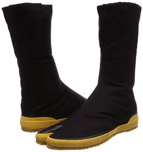 Moonstar Herren/Damen Leichte Tabi-Socken, 10er-Pack A (10-teilige Naht), Langlebig, Schwarz, Größe 26 cm, 2E