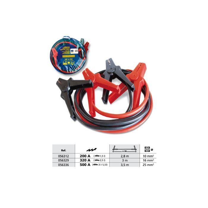 Câbles de démarrage - GYS - 2 pièces 3,5 m 500 A - Pinces isolées