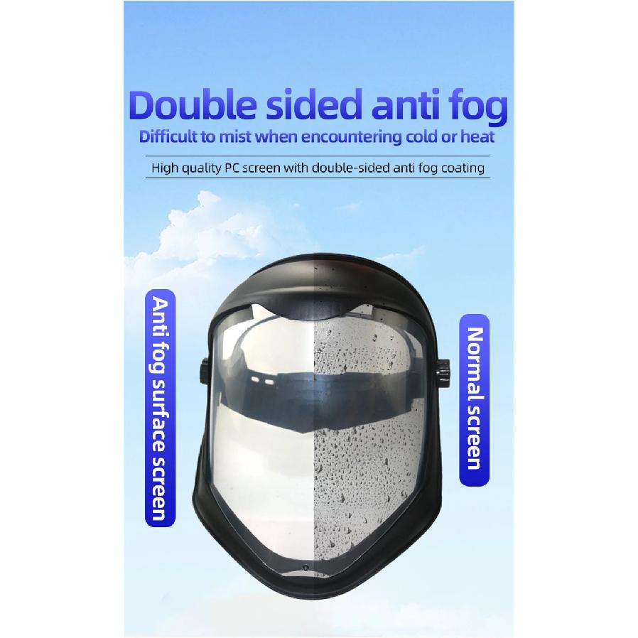 Full face protective mask Anti-fog screen riding sand protection sunblock sanding cutting mask