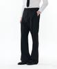 CONNECT KINLOCH Essential Flare Slacks [Black]
