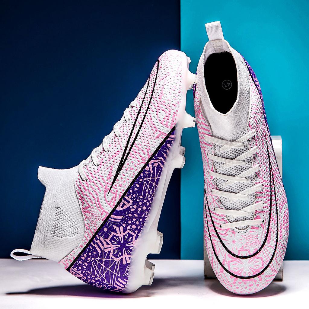 High-top Spikes Sports Children's New Large-size Shoes Training Game Broken Football Shoes Male Primary and Secondary School Students Female Univers