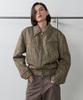 Yiyae Lips Welt Drizzler Jacket _ Wood