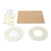 Macrame Board 11x15in Lightweight Macrame Braiding Board Reusable Grids Braiding Board with 30 T Pins Braiding Bracelet