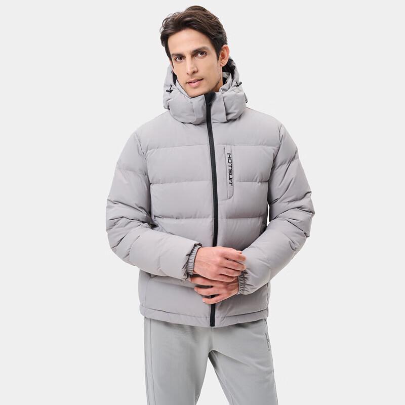 HOTSUIT Men s Hooded Short Down Jacket XL