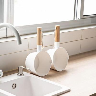 Multipurpose Plastic Handle Bathroom Kitchen Water Bucket 1.3L
