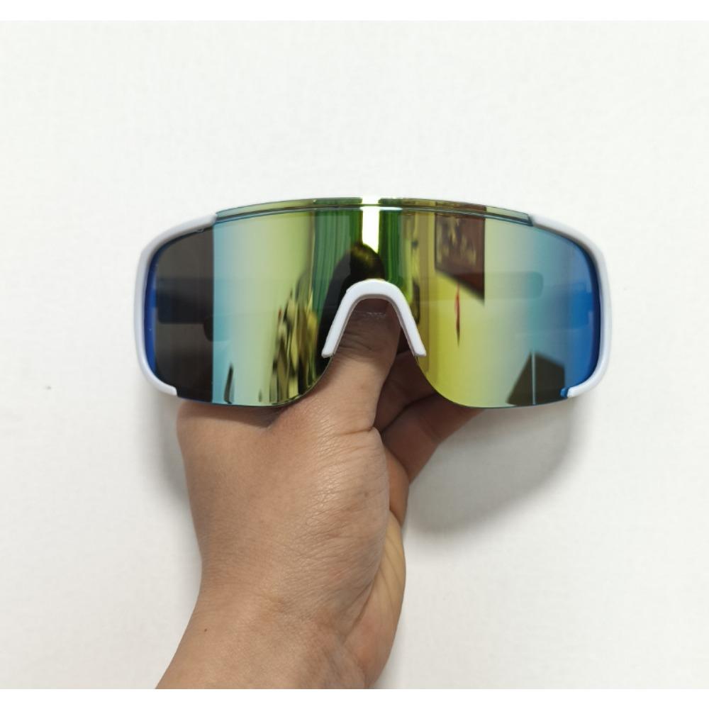 

Велосипедные очки Уличные Ветрозащитные Спортивные Солнцезащитные очки Узкая посадка Горнолыжные очки Большая оправа Черный