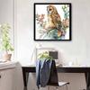 New Arrival 5D DIY Full Circle Diamond Painting "Painted Owl" Embroidery Cross Stitch Home Decor Gift