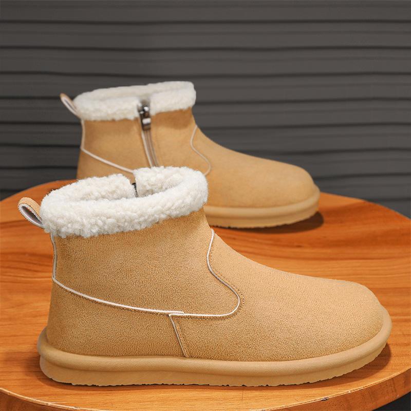 

Зимние, устойчивые к холоду, зимние ботинки для снегоступов, мужские, большие размеры, бархатные, теплые, универсальные, замшевые, хлопковые, удобные, повседневные, ботильоны, обувь для отдыха на природе 43 жёлтый