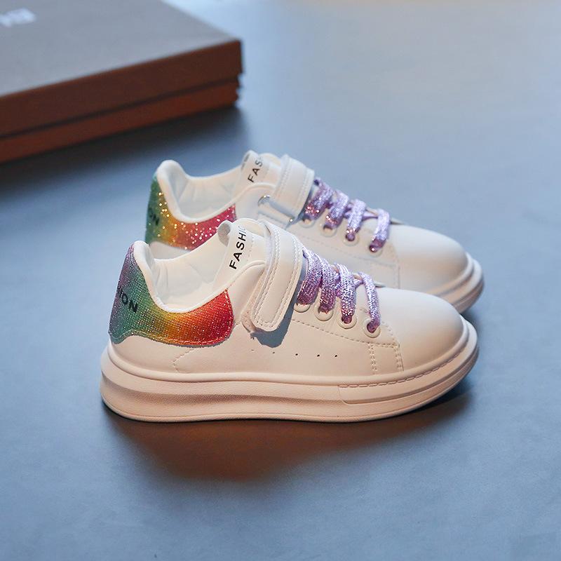 Boys Girls White Toddler Sneakers Children Flat Shoes Baby Kids Baby Girl Toddler Running Shoes Toddler Shoes Off White Shoes 26