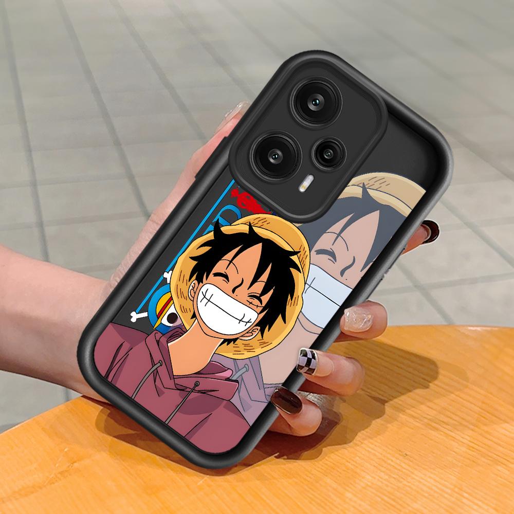 Soft Silicone Square Ladder Printing Pattern Phone Casing Full Cover Camera Shockproof Protection Rubber Case for Xiaomi Redmi