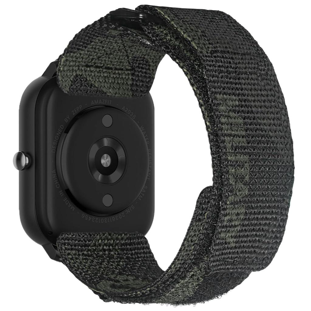 Hemsut Watch Band Amazfit GTS 20mm Replacement Strap For Amazfit GTR 4 2 Bip 3 U S U Camouflage Design Smartwatch Band Mini/GTS 4/GTS mini/GTS