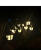 Solar Hexagonal Outdoor Lantern: Waterproof Yard & Garden Atmosphere Light