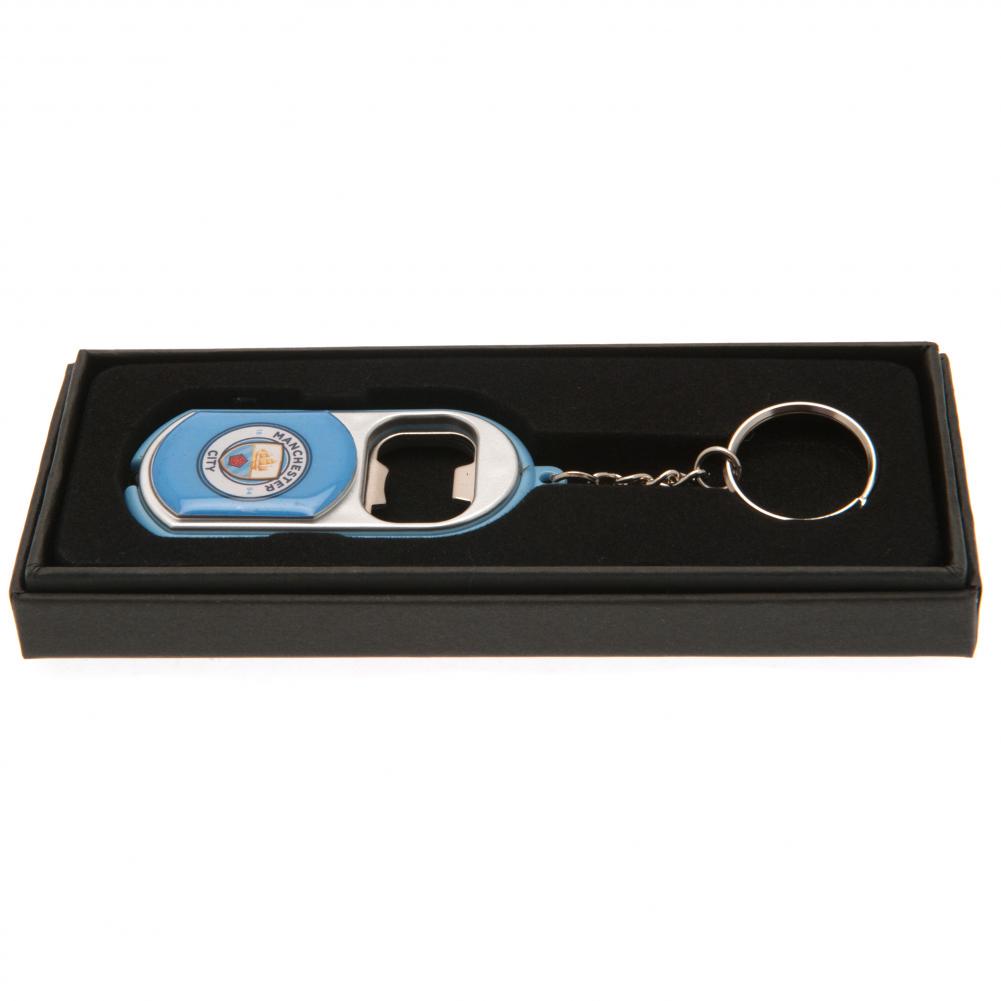 Manchester City FC Key Ring Torch Bottle Opener