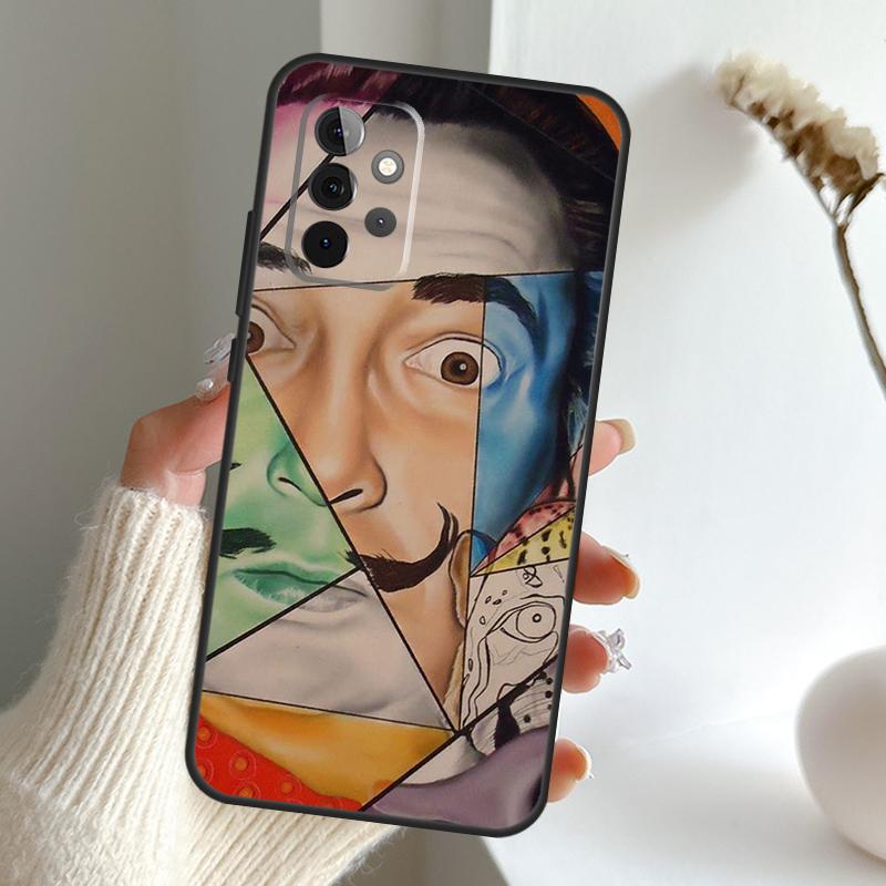 Salvador Dali Art Case For Samsung Galaxy A16 A26 A36 A56 A55 A35 A15 A54 A34 A14 A52 A32 A12 A13 A33 A53 A17