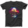 New York City Downtown Skyline Statue of Liberty NYC T-Shirt Sweatshirt Hoodie Tanktop for Men Women Kids Black