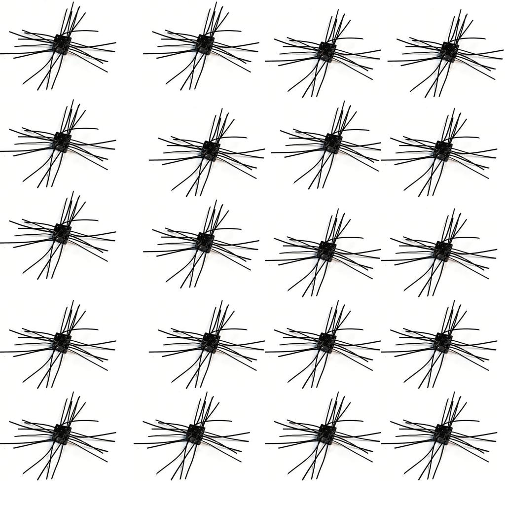 Silicone Dice Bait: 20 Pcs Soft Fishing Lure with Flowing Tentacles for Drop Shot Rig - Handmade Slow-Sink Bass Bait for Freshwater Angling