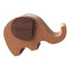 Elephant Pen Holder Phone Stand  Wooden Elephant Shaped Desk Organizer Decor Elephant Gifts for Women